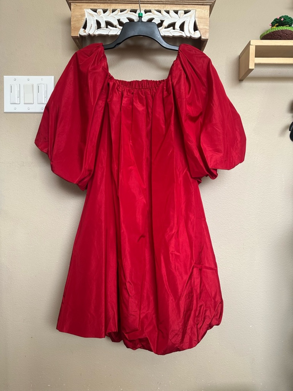VALENTINO GARAVANI Off-the-shoulder taffeta mini dress  Size IT 40 - Picture 4 of 10